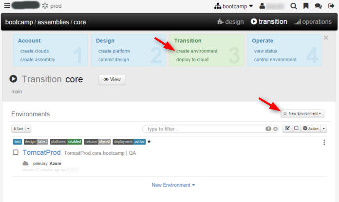 Deploy application for the first time