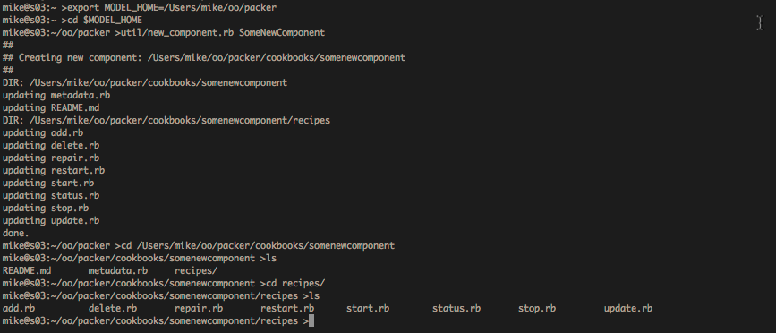 New component screen 1