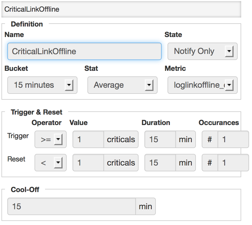 critical link offline