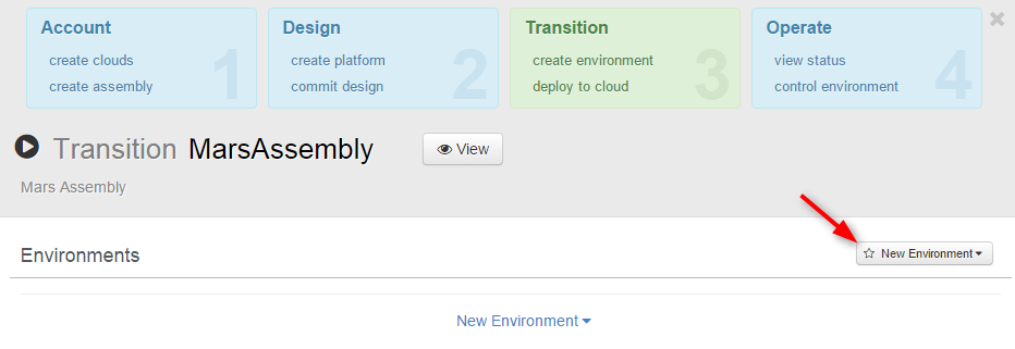 User Create Environment